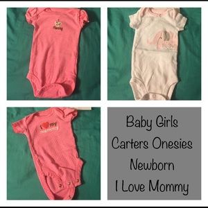 ❤️Baby Girls Newborn Carters Onesies❤️
